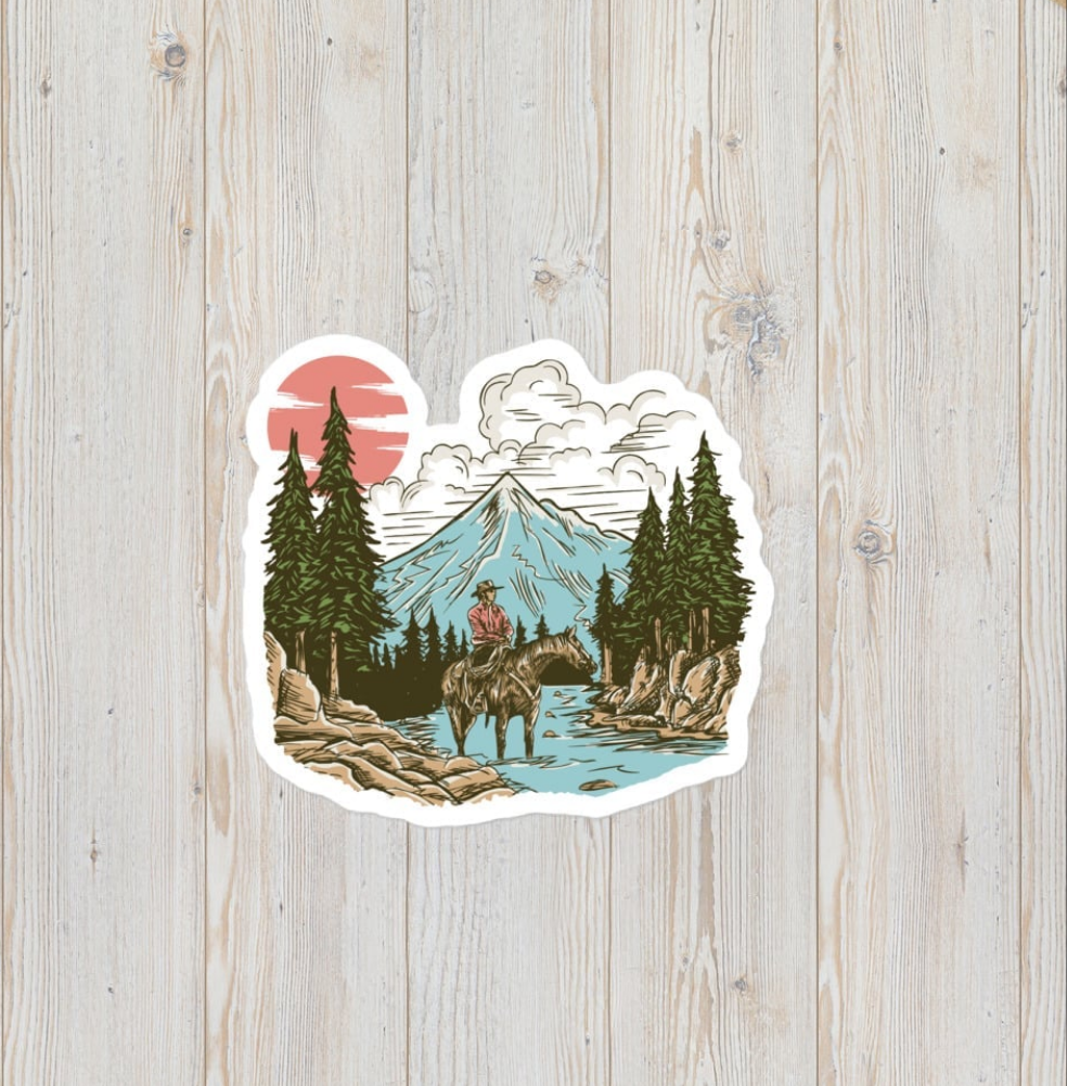 Rocky Mountains Vinyl Sticker
