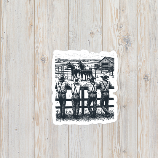Cowboys Vinyl Sticker